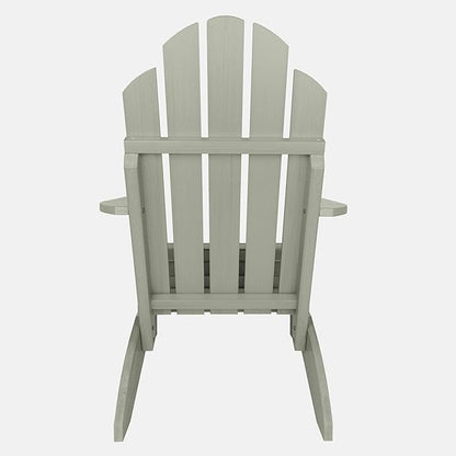 highwood 2 Classic Westport Adirondack Chairs with Folding Side Table, Eucalyptus