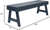 Highwood Weatherly Backless Bench, 4-Feet, Federal Blue - Photo 6