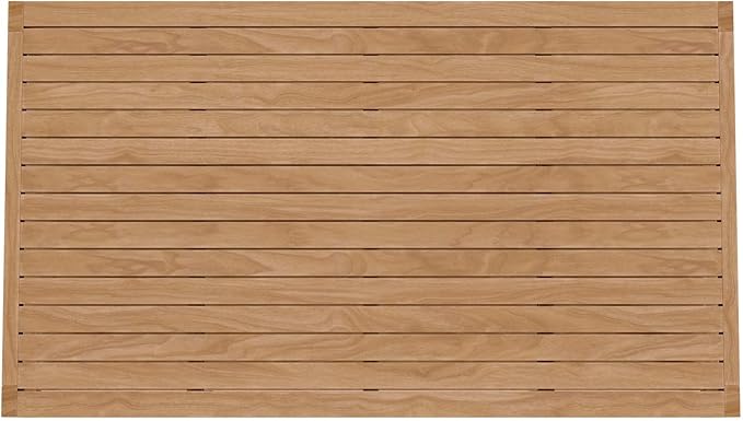 Modway Carlsbad Teak Wood Coffee Table, Natural