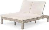Merax Double Chaise Lounge Outdoor - Photo 8