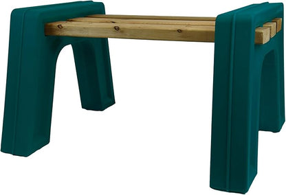 RTS Home Accents Custom Length Lightweight Indoor or Outdoor Backless Bench Ends, (Wood & Screws Sold Separately), Kentucky Green