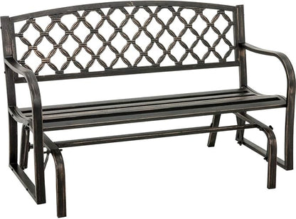 DO IT BEST GS SXL-SG131F Outdoor Expressions Steel Glider Bench