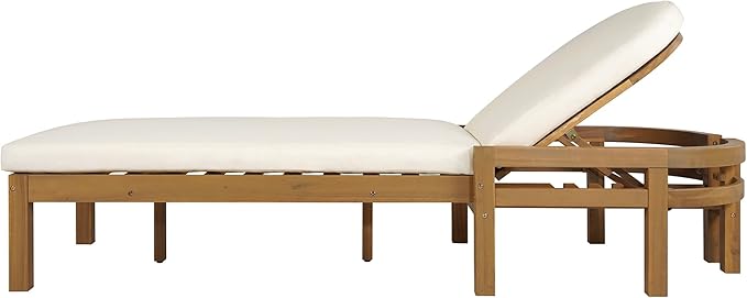 Merax Luxury Outdoor Chaise Lounge Chairs with 4 Inch Thick Cushions - Photo 7