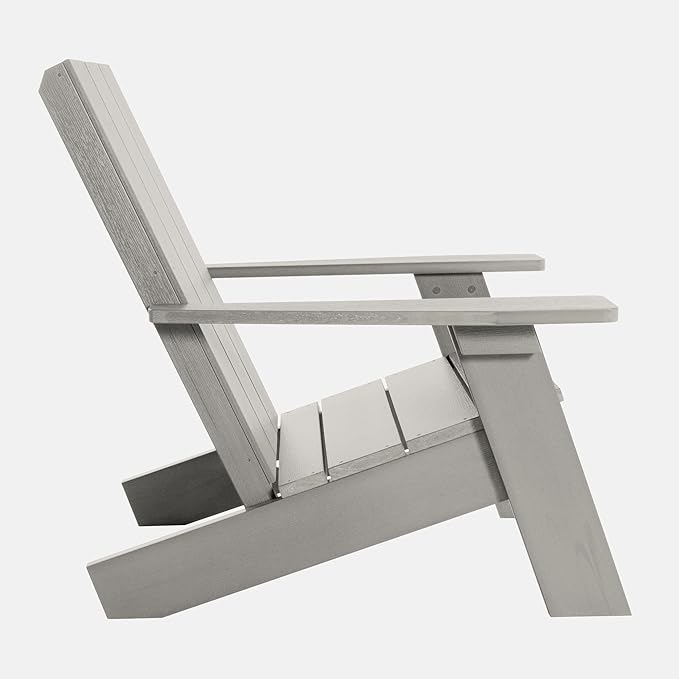 highwood Italica Modern Adirondack Chair, Harbor Gray