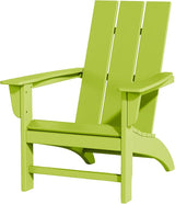 Poly Lumber Adirondack Chair, All-Weather Resistant Outdoor Patio Chairs, Look Like Wood - Photo 1