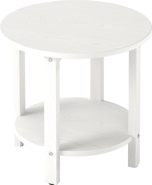 HDPE Outdoor Side Table for Patio, 18.1-Inch Weatherproof Small Outdoor Table for Adirondack - Photo 1