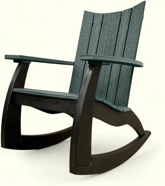 Generic The Richland Rocker (Mahogany), Dark Green/Black