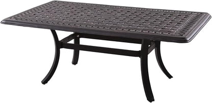 Darlee Series 88 Patio Coffee Table in Antique Bronze