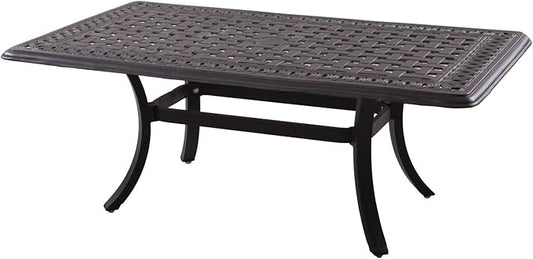 Darlee Series 88 Patio Coffee Table in Antique Bronze