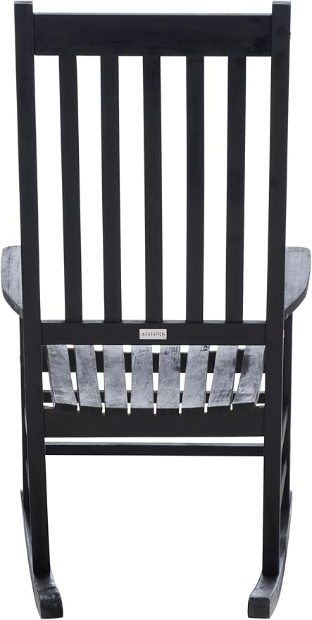 SAFAVIEH Outdoor Collection PAT7002 Chair, Black