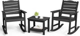 18" Outdoor Side Table, 2-Tier Patio Side Table, Weather Resistant, Easy Assembled - Photo 8