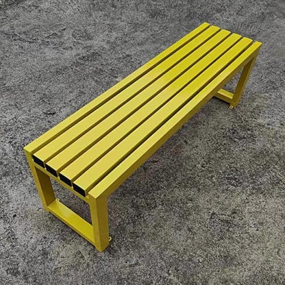 Weatherproof Metal Outdoor Garden Bench, 3-Seater Patio Furniture for Parks & Lounges, Durable 700lbs Load Capacity, Perfect for Backyard & Patio Seating