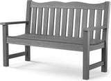 Stoog Outdoor Bench, 2-Person Garden Benches for Outdoors, Waterproof HIPS Patio Bench with 800 lbs Weight Capacity - Photo 1