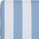 SAFAVIEH Outdoor Patio Furniture Collection - Gillian Heather Tan Rope Daybed, Baby Blue Stripe Cushion - Photo 10