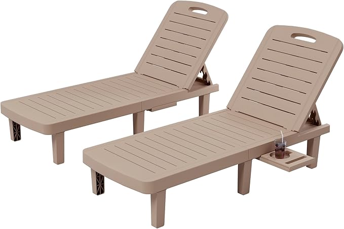 UDPATIO Outdoor Lounge Chairs Set of 2 - Photo 1