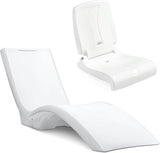 Step2 Vero Pool Lounger and Folding Adult Flip Seat Bundle, Outdoor/Indoor Waterproof Patio Furniture - Photo 1