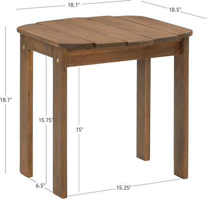 Linon Adirondack End, Teak Table,