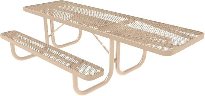COATEDOUTDOORFURNITURE Heavy-Duty Portable ADA-Compliant Outdoor Picnic Table - Photo 1