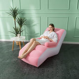 STARBRILLIANT Inflatable Deck Chair with Air Pump, Foldable Lounge Chair for Bedroom and Living Room - Photo 2