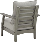 Signature Design by Ashley Outdoor Visola Lounge Chair, 2 Count, Foam Cushion, Nuvella Weather Resistant Fabric - Photo 9