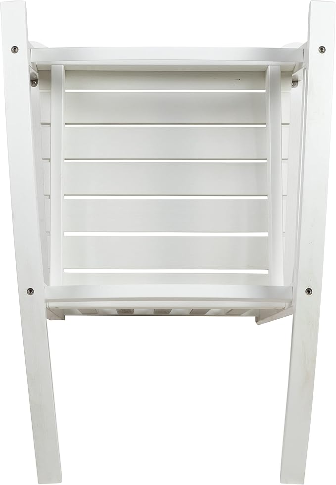 Flash Furniture Winston All-Weather Poly Resin Rocking Chair in White