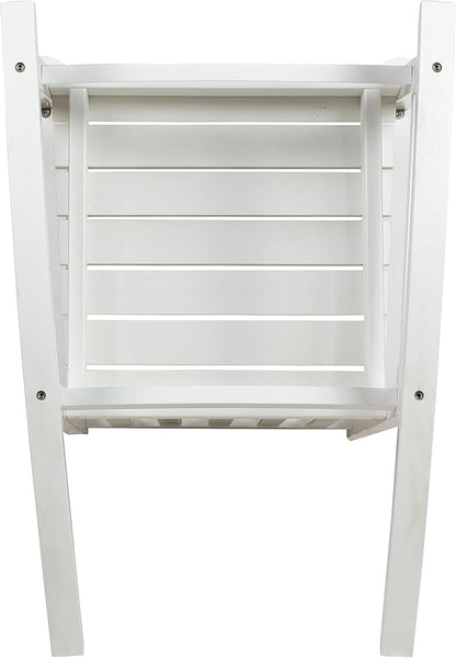 Flash Furniture Winston All-Weather Poly Resin Rocking Chair in White