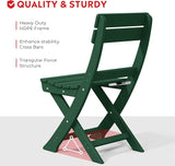 Costaelm Outdoor Patio Modern Folding Dining Chair - Photo 3