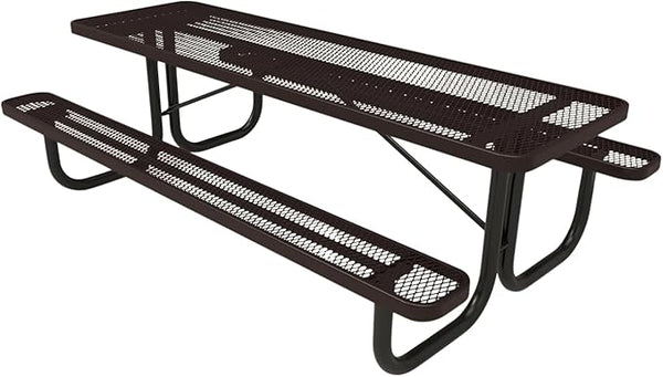 COATEDOUTDOORFURNITURE Heavy-Duty Portable Outdoor Picnic Table - Photo 1