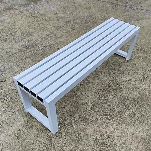 Weatherproof 3-Seater Metal Outdoor Patio Bench, Heavy-Duty Garden Furniture for Parks & Lounges, 700lbs Load Capacity, Durable & Stylish Design