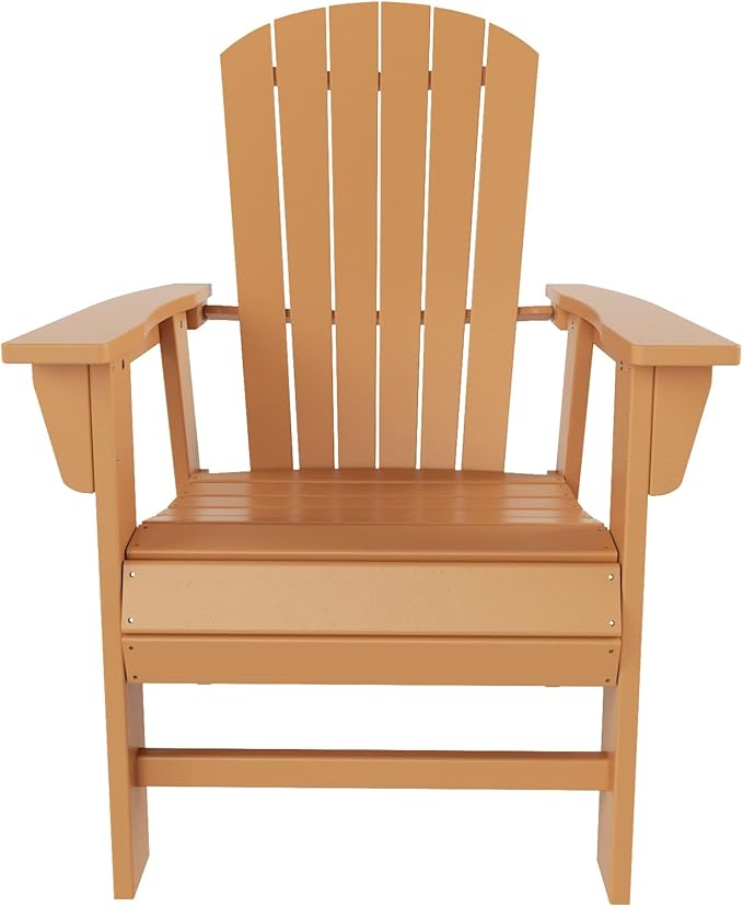 WO WESTIN OUTDOOR HDPE Altura Adirondack Dining Chair,Teak