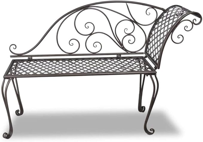 (Fast Delivery) Classic Steel Garden Bench Chair Furniture for Outdoor, Patio, Yard - Photo 3
