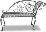 (Fast Delivery) Classic Steel Garden Bench Chair Furniture for Outdoor, Patio, Yard - Photo 3