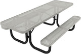 Coated Outdoor Furniture Heavy-Duty Portable ADA-Compliant Outdoor Picnic Table - Photo 1