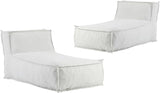 Christopher Knight Home Natty Outdoor Bean Bag Chair Set of 2, Fabric Bean Bag Chair for Adults and Kids - Photo 5