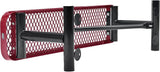 Global Industrial 4'L Heavy Duty Expanded Metal Mesh Flat Bench with Steel Frame, Portable Outdoor Bench - Photo 8