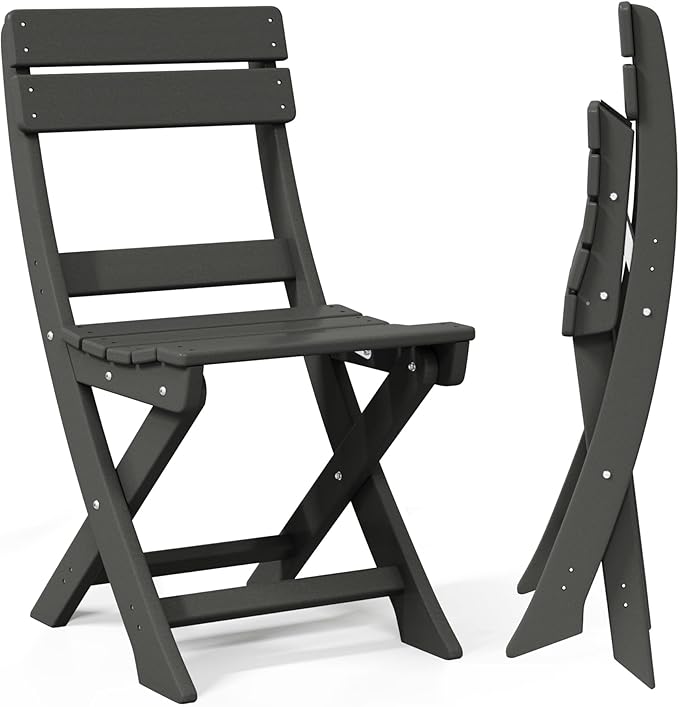 Costaelm Outdoor Patio Modern Folding Dining Chair - Photo 7