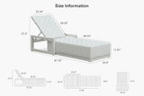 PURPLE LEAF Outdoor Chaise Lounge Set of 2 - Photo 2