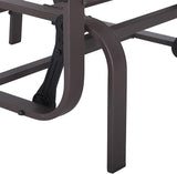 Outsunny Outdoor Glider Chair, Gliders for Outside Patio with Smooth Gliding Mechanism and Lightweight Construction for - Photo 9