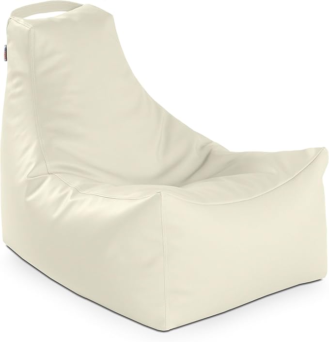 Jaxx Juniper Nautical Edition - Casual Bean Bag Seating for Boat, Yacht & Watersports - Marine Vinyl, Mineral Gray - Photo 4