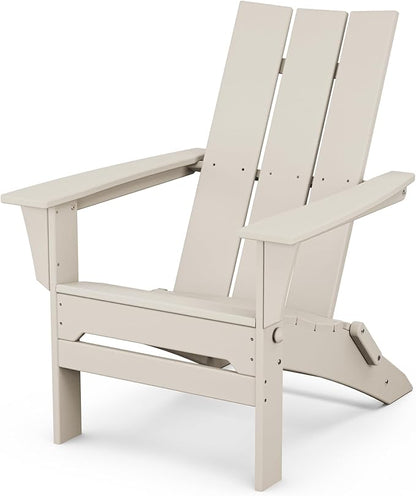 POLYWOOD Modern Folding Adirondack Chair