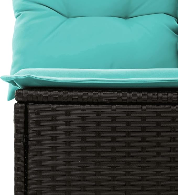 vidaXL Patio Sofa Set with Cushions 6 Piece, Outdoor Sectional Sofa Couch, Patio Conversation Set for Garden Backyard - Photo 8