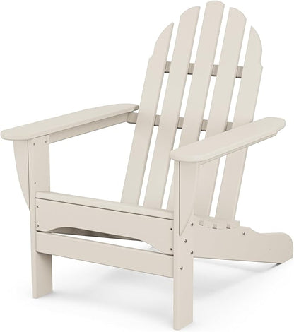 POLYWOOD AD4030SA Classic Outdoor Adirondack Chair, Sand