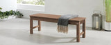 Psilvam 2-Person Outdoor Poly Lumber Patio Backless Bench, Fade-Resistant & Odor-Free Poly Lumber Patio Furniture - Photo 5