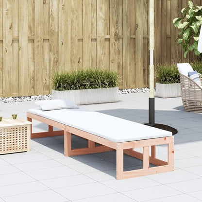 Extendable Garden Sofa Bench Solid Douglas Fir Wood Adjustable Patio Furniture for Outdoor Seating Comfortable Two Person Modern Design