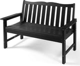Backyard Expressions Poly Patio Bench (800 Lb Capacity) – Weatherproof Outdoor Bench, Low Maintenance - Photo 7