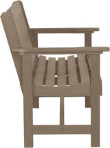 Sequoia Professional Commercial Grade Exeter Garden Bench, 4ft, Woodland Brown - Photo 5