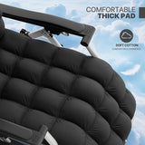 Magshion Zero Gravity Chair with Cushion, Reclining Outdoor Patio Lounge Chair, Folding Indoor Anti Gravity Recliner - Photo 7
