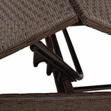 Outdoor Sun Lounger Adjustable Patio Chaise Lounge Chair with Removable Cushion and Heavy Duty Powder Coated Steel - Photo 8