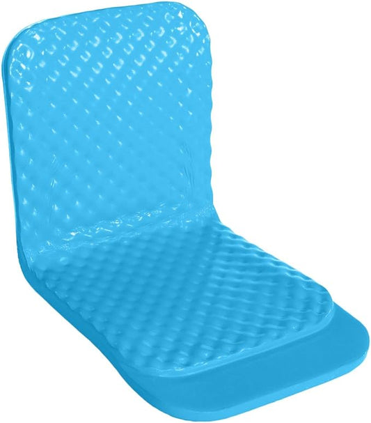 TRC Recreation Super Soft 19 Inch Foam Folding Lake Poolside Chair, Marina Blue