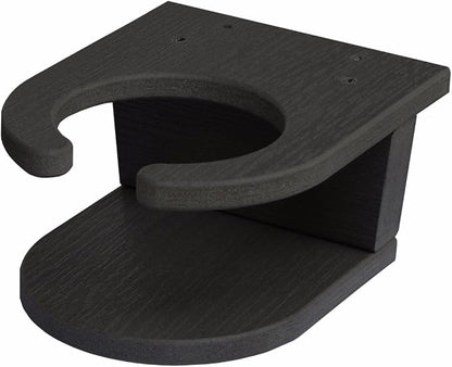 highwood Screw-On Cup Holder for Adirondack Chairs, Black